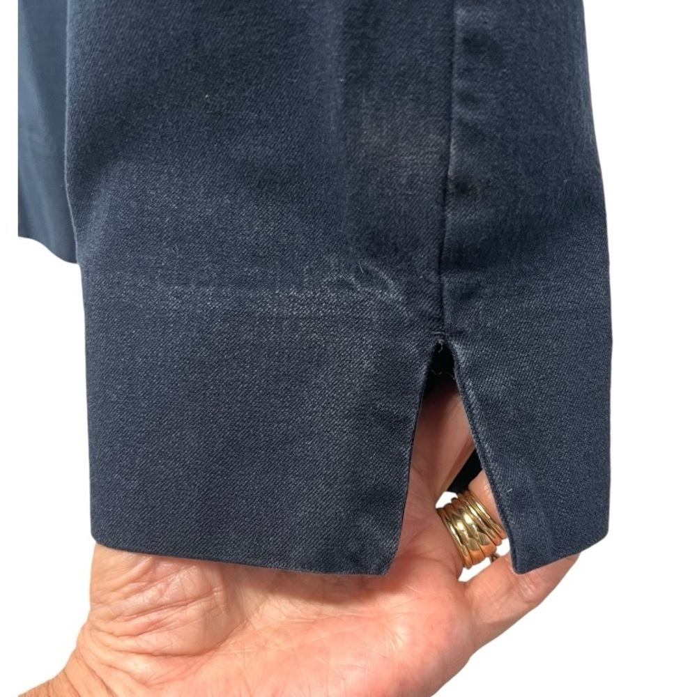 Lilly Pulitzer Midnight Navy Pull On Travel Stretch Cotton CasualPants Women’s 2 - Picture 6 of 13